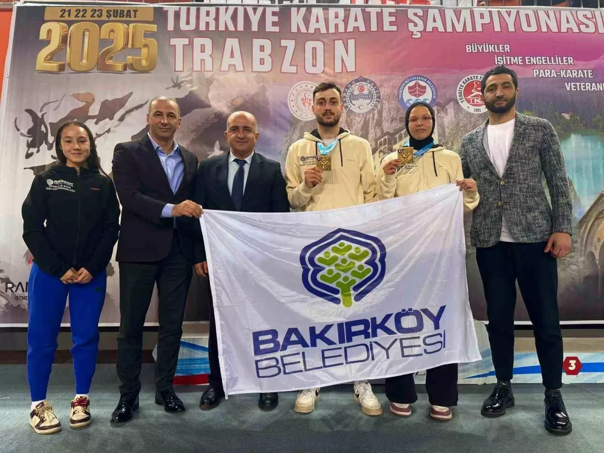 Bakırköy’e Türkiye Karate Şampiyonası’ndan 2 Altın Madalya