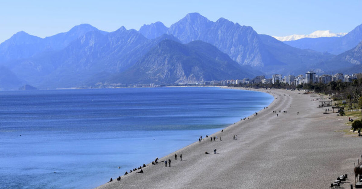 Soğuk hava Antalya’da!